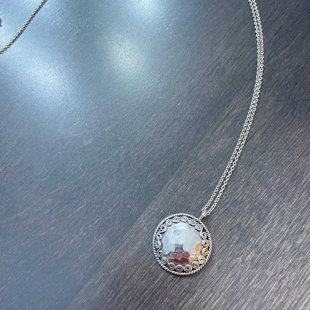 Silpada ‘Silver Circle’ necklace